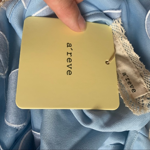 Ruffle polka dot tank top tunic blouse - Picture 3 of 4